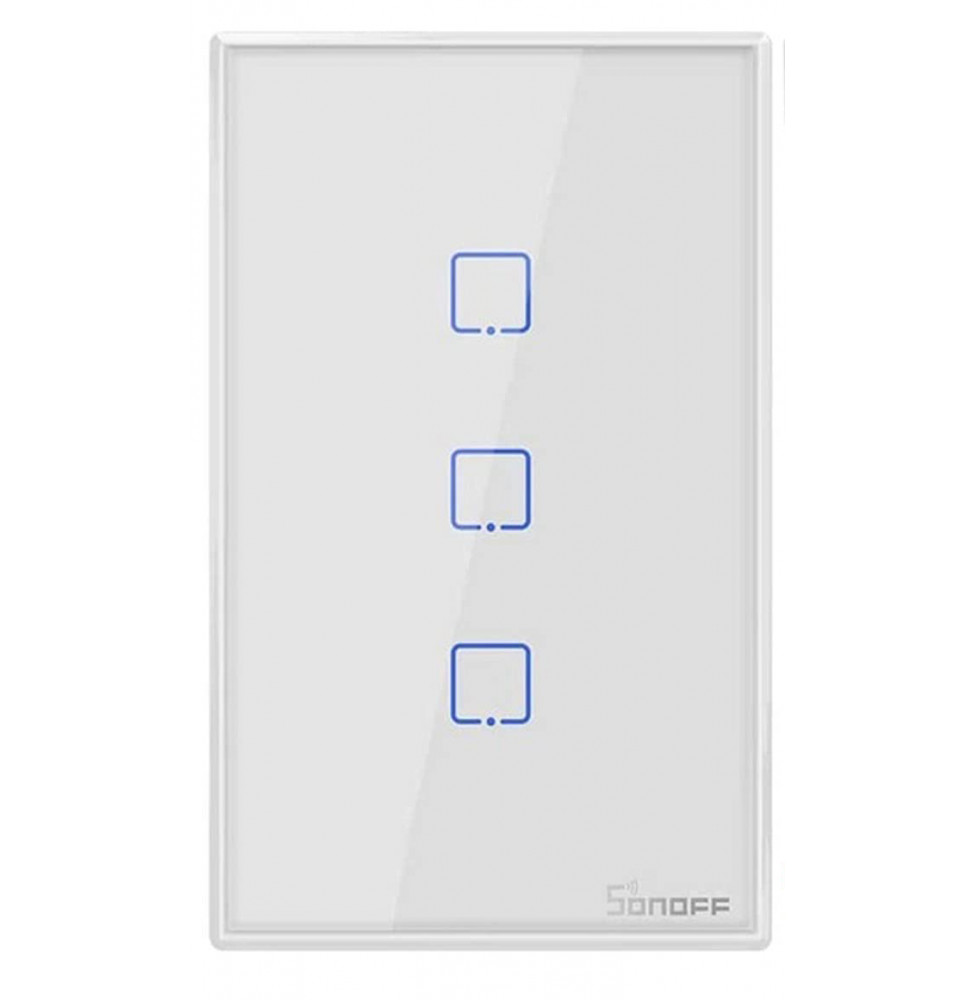 SONOFF TX WiFi Touch Smart Wall Light Switch 2.4GHz 3 Gang White